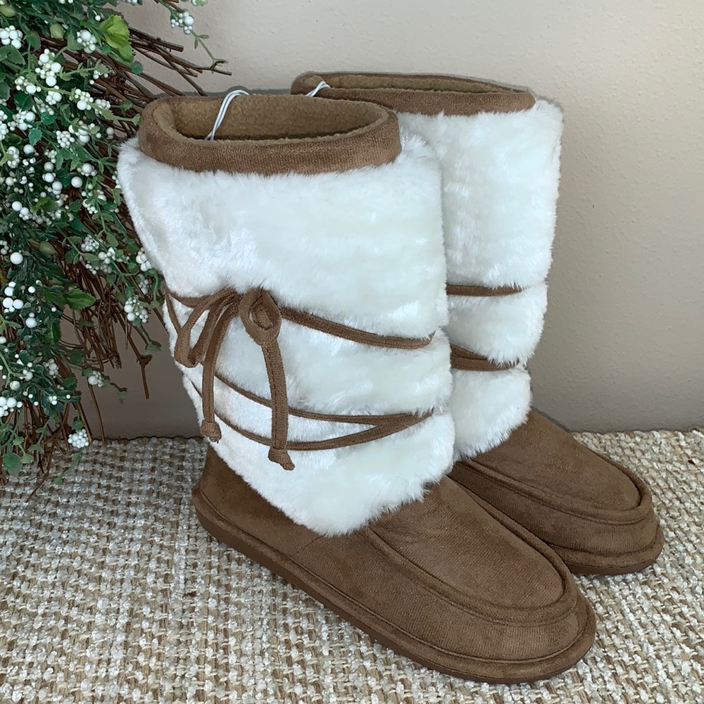 NWT Faux Fur Lined Booties Women’s Size 5/6